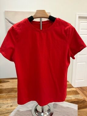 A New Day Crew Neck T-Shirt: Red, Women’s Medium